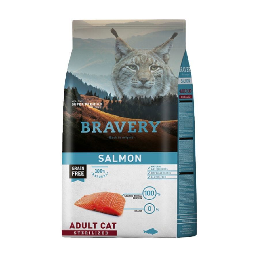 Bravery Salmon Adult Cat Sterilized