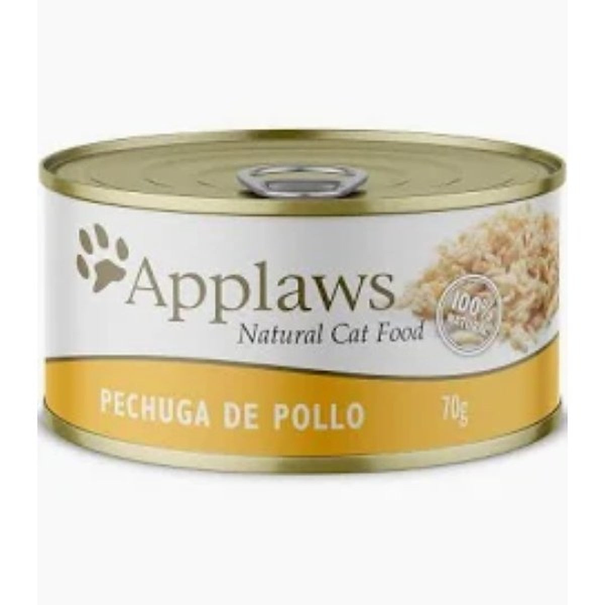 APPLAWS GATO PECHUGA DE POLLO CON CALDITO, 70 GR