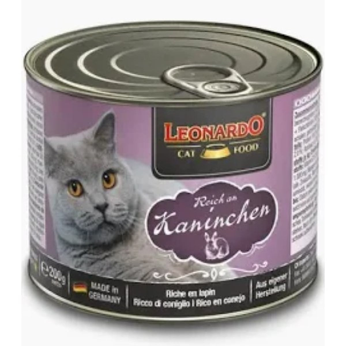 LEONARDO LATAS QUALITY SELECTION CONEJO 200G