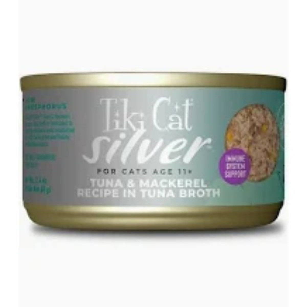 TIKI CAT SILVER TUNA AND MACKEREL CAT FOOD, 70 GR