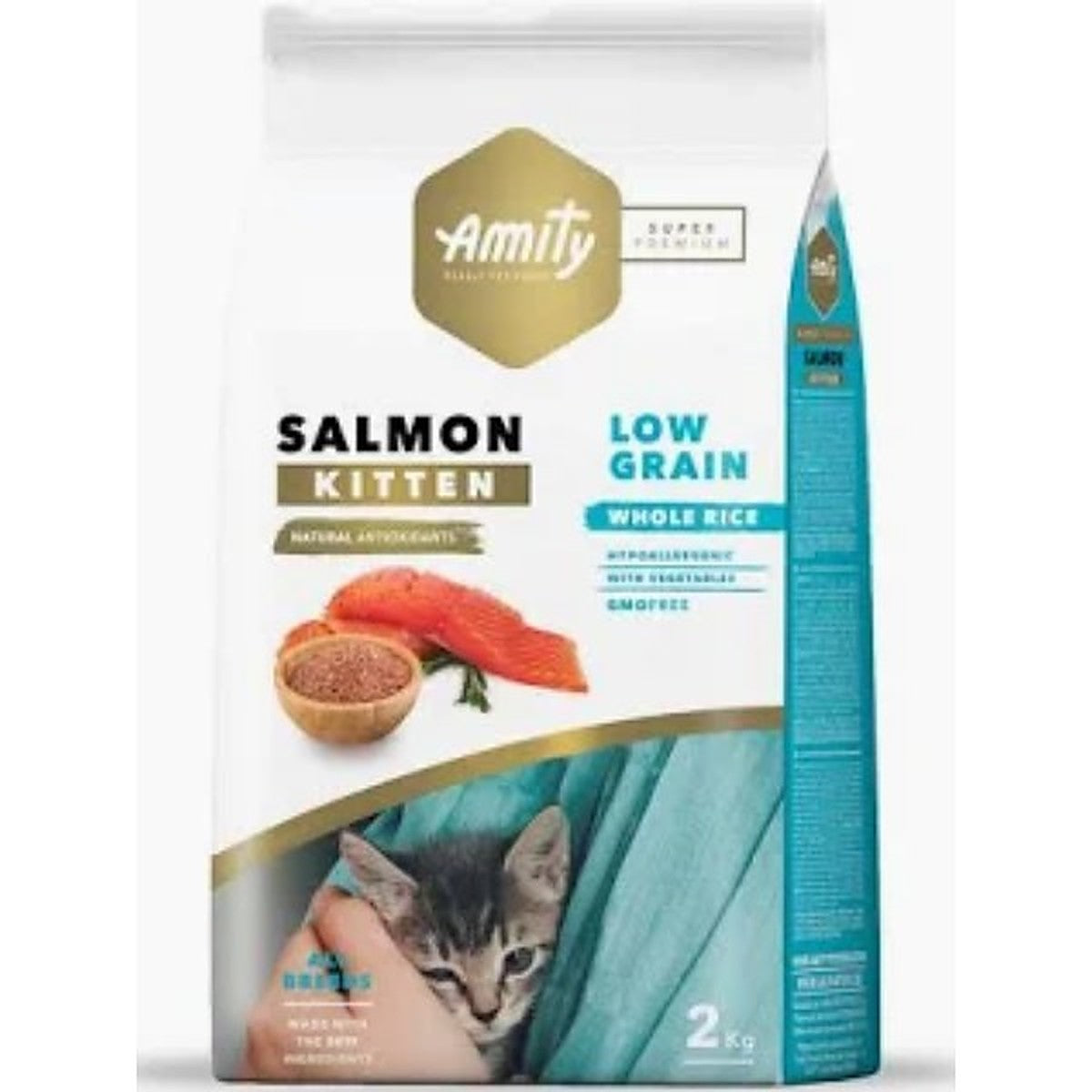 AMITY SP LOW GRAIN SALMON KITTEN 2 KG