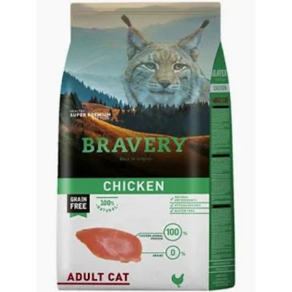 BRAVERY CHICKEN ADULT CAT 7 KG