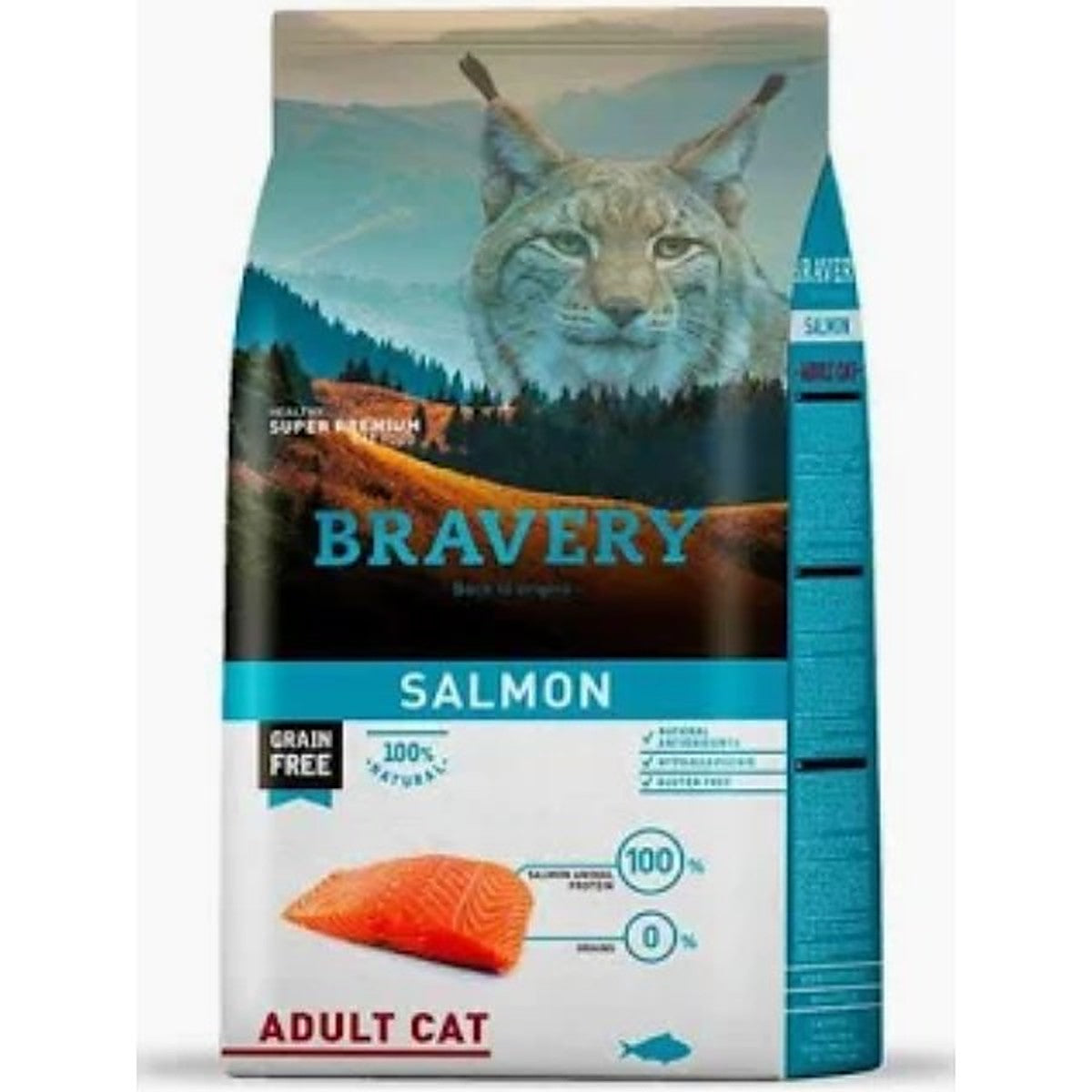 BRAVERY SALMON ADULT CAT 2 KG