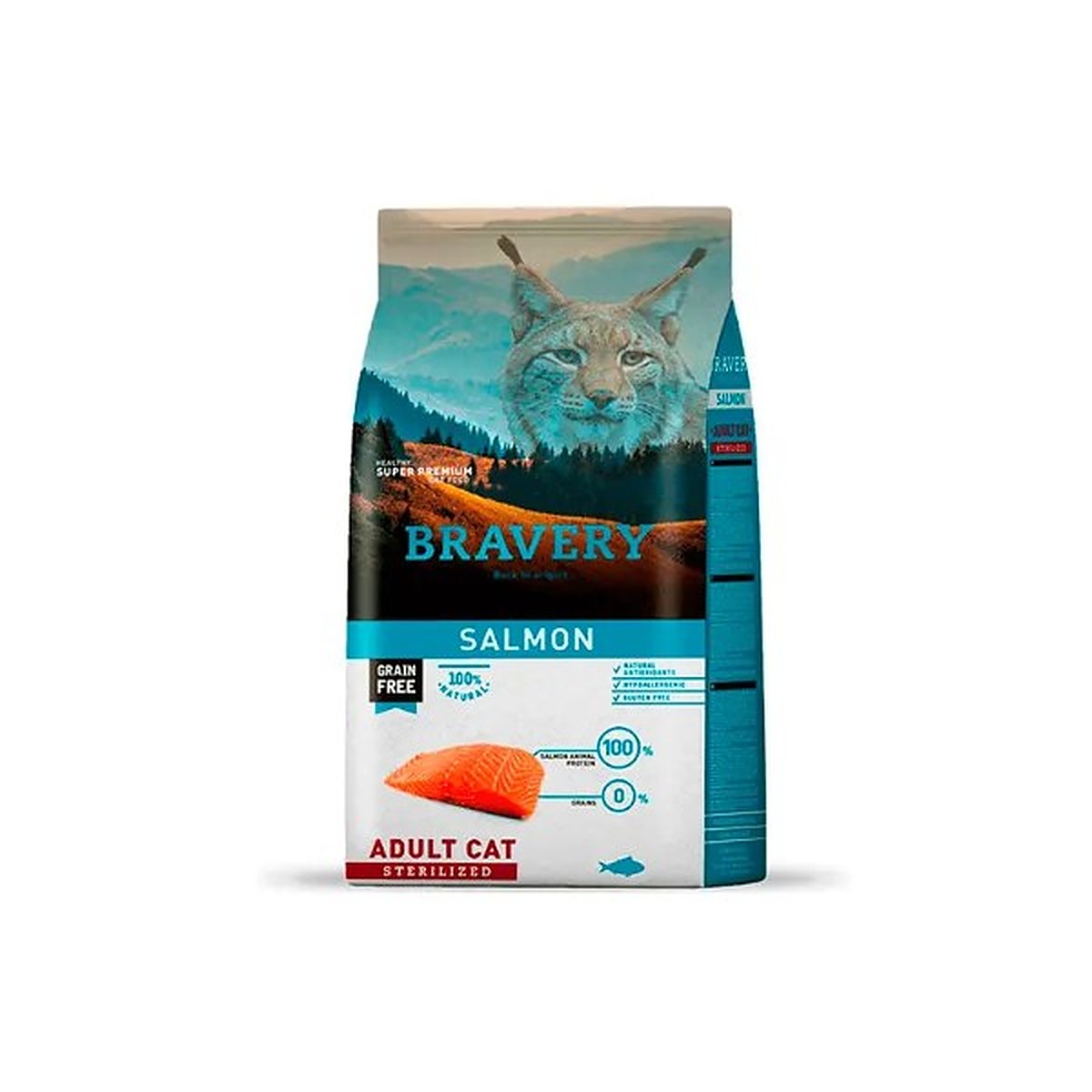 BRAVERY SALMON ADULT CAT STERILIZED 7 KG