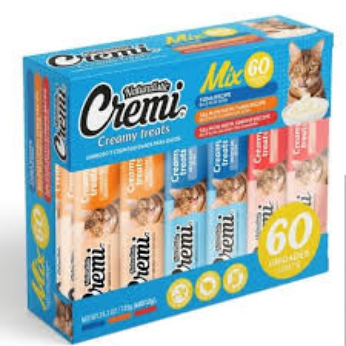 NT CREMI BOX TUNA FOOD MIX, 60 SACHET