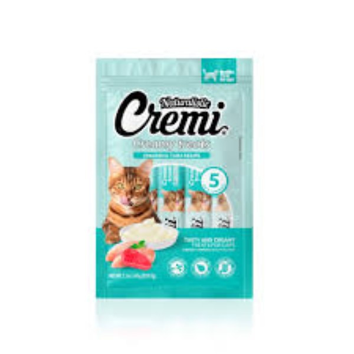 NT CREMI CHICKEN & TUNA RECIPE, 5 SACHET
