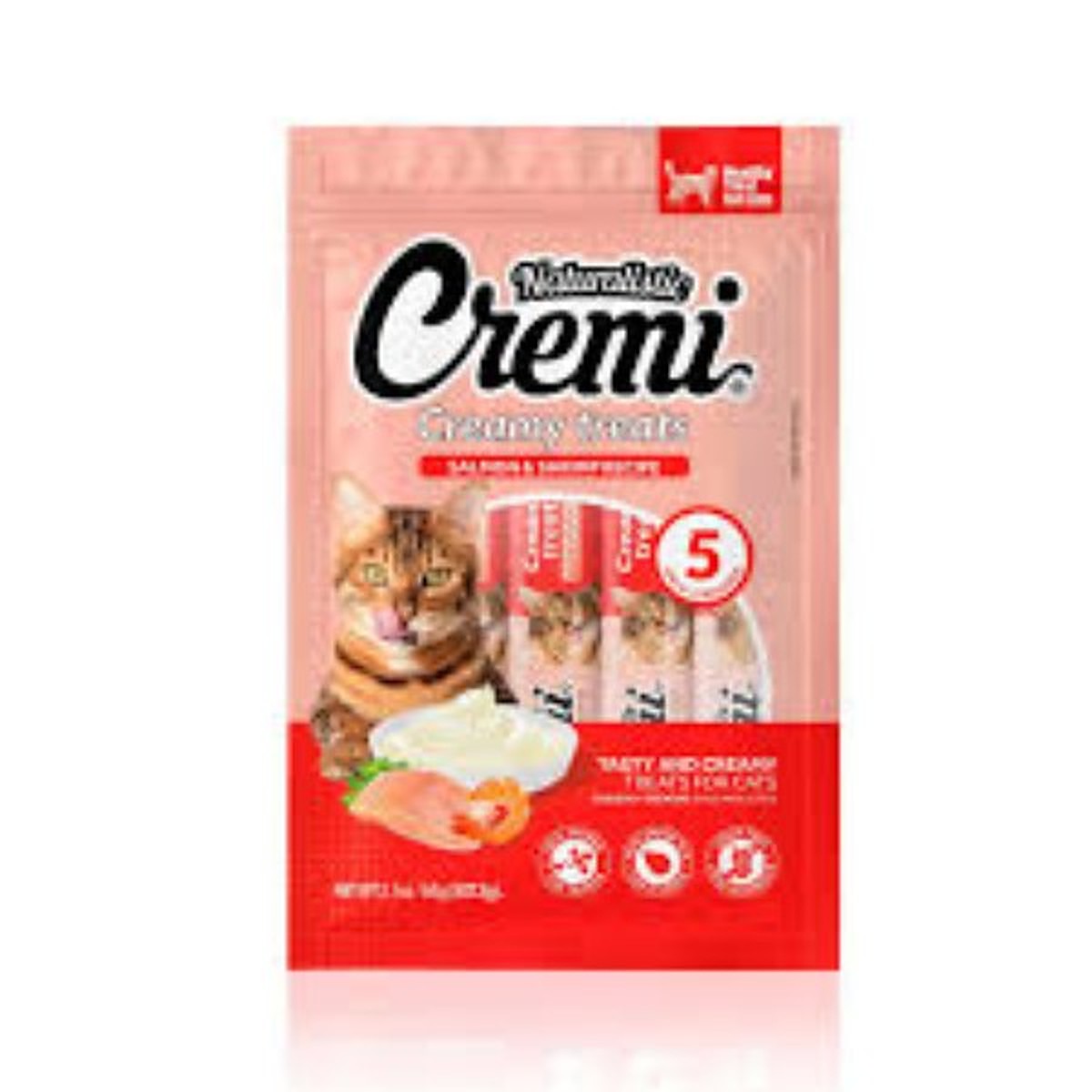 NT CREMI SALMON & SHRIMP RECIPE, 5 SACHET