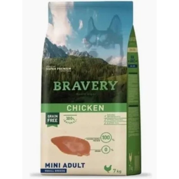 BRAVERY CHICKEN MINI ADULT SMALL BREEDS 7 KG