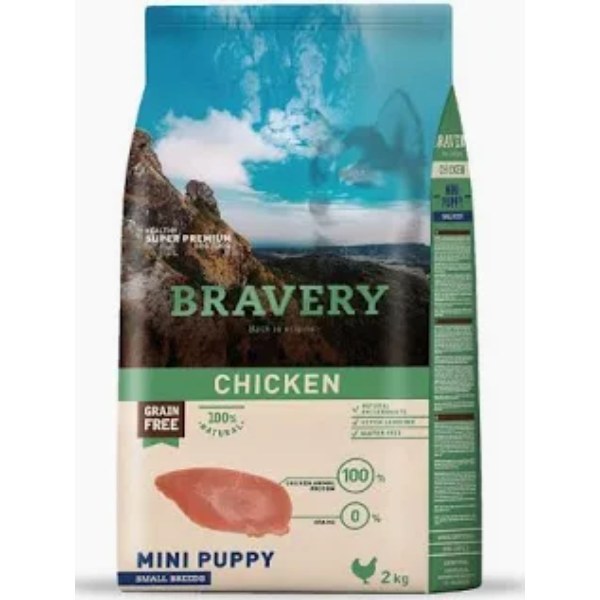 BRAVERY CHICKEN MINI PUPPY SMALL BREEDS 7 KG