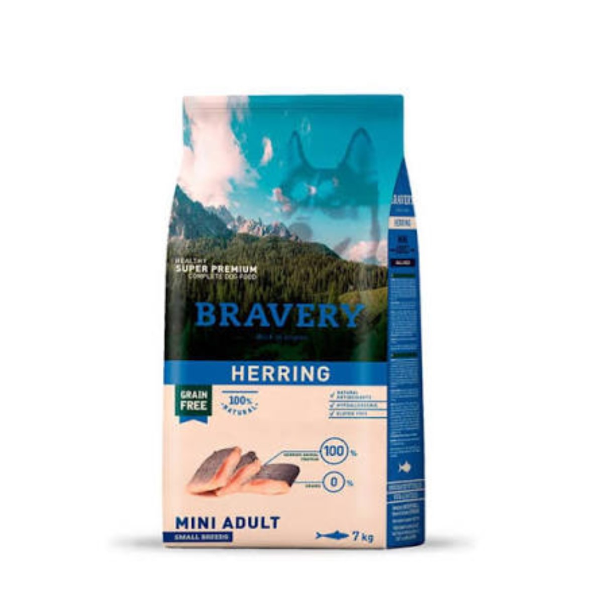 BRAVERY HERRING MINI ADULT SMALL BREEDS 7KG