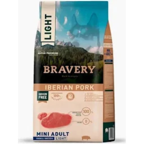 BRAVERY LIGHT IBERIAN PORK MINI ADULT SMALL BREEDS 2 KG