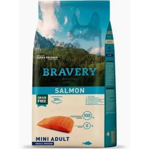 BRAVERY SALMON MINI ADULT SMALL BREEDS 7 KG
