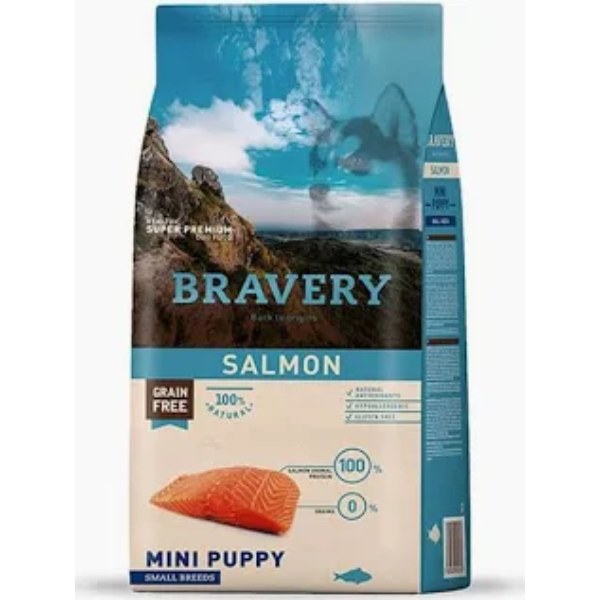 BRAVERY SALMON MINI PUPPY SMALL BREEDS 7 KG