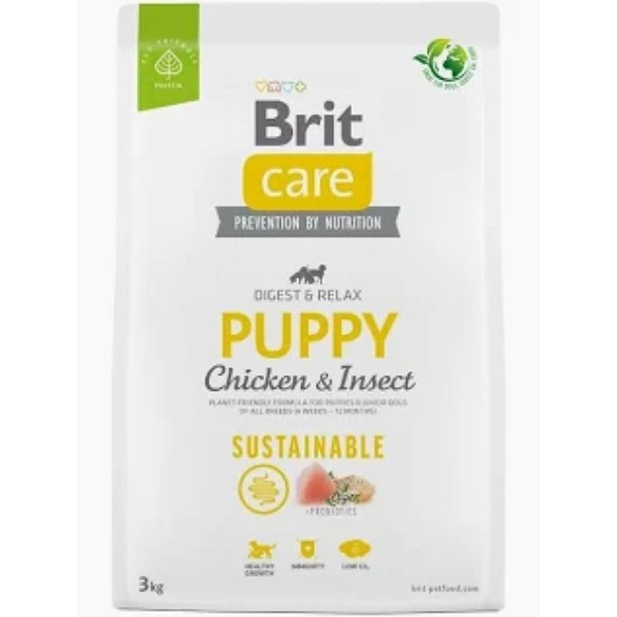 BRIT CARE DOG CHICKEN & INSECT ADULT MEDIUM BREED 3 KG
