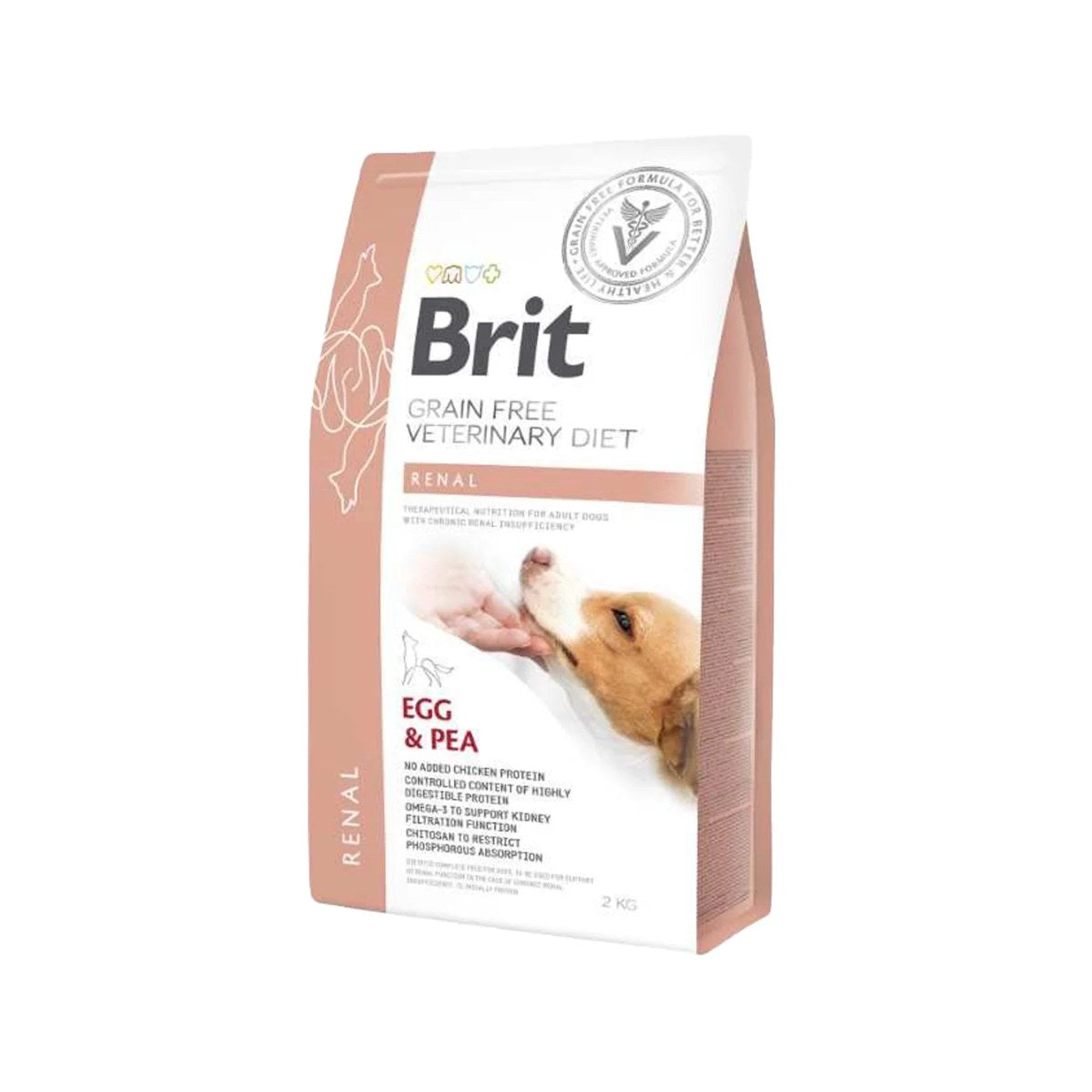 Brit Gf Vd Dog Renal 2KG