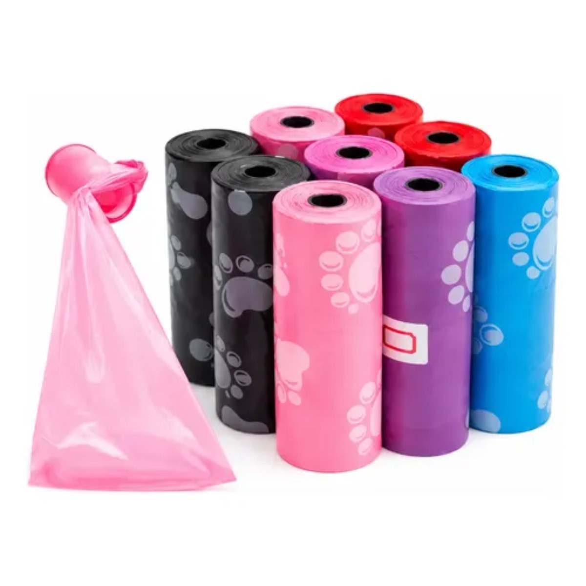 BOLSAS FECAS HUELLAS PACK 6 ROLLOS