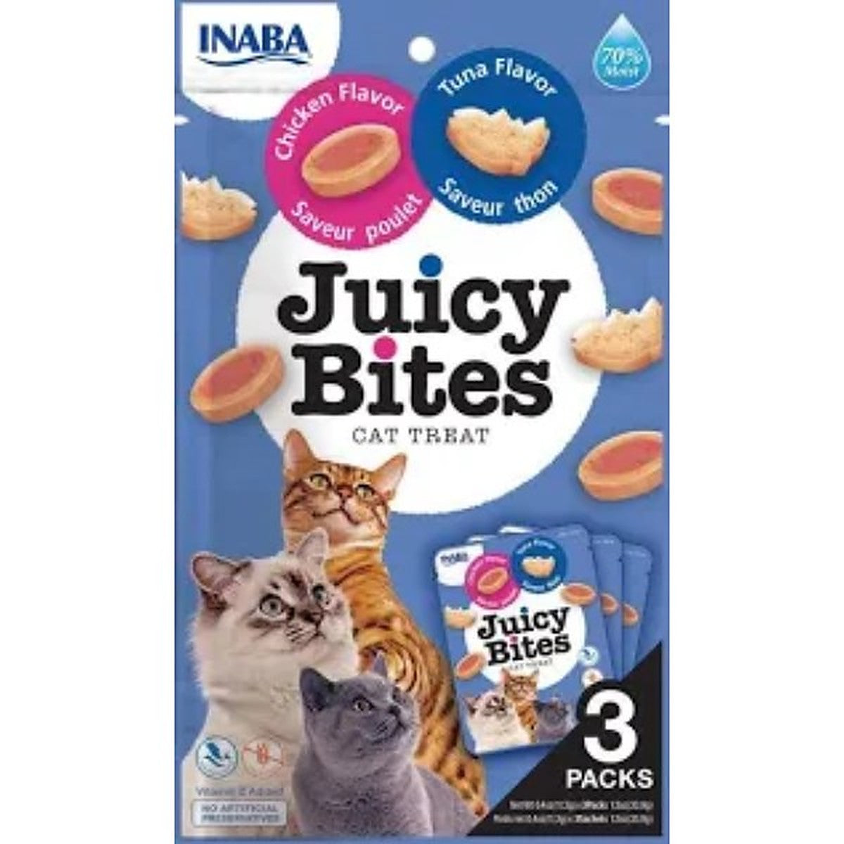 JUICY BITES CAT TUNA/CHICKEN 11,3GR X3