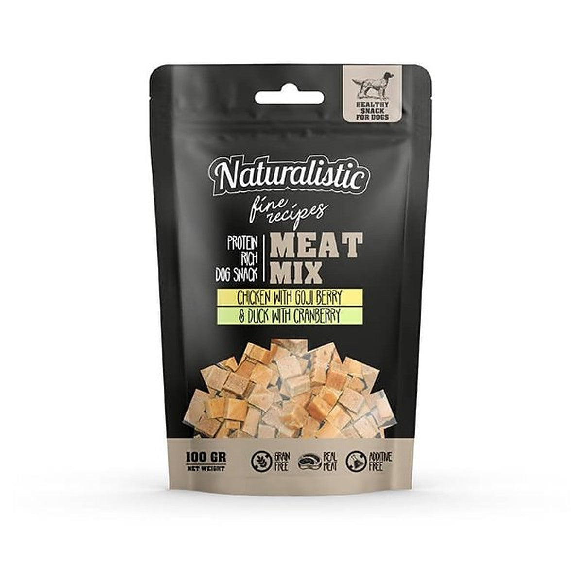 NT FINE RECIPE MEATMIX CHICKEN W/GOJI - DUCK W/CRAN, 100 GR