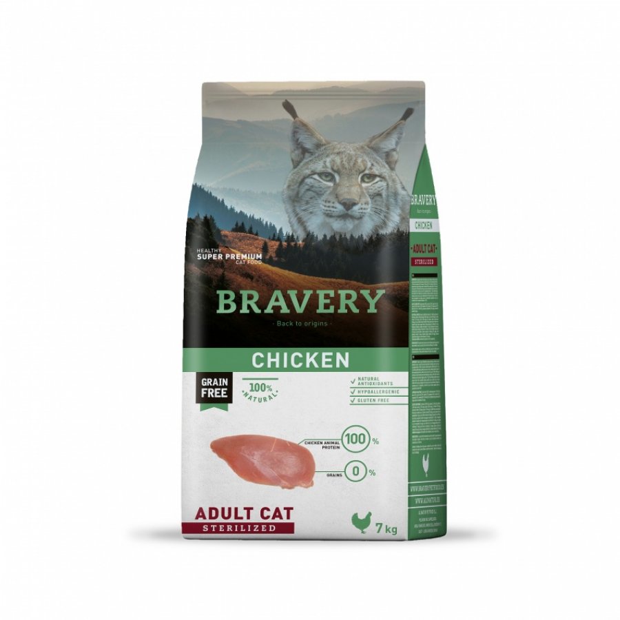 Bravery Cat Chicken Adult Sterilized 7KG